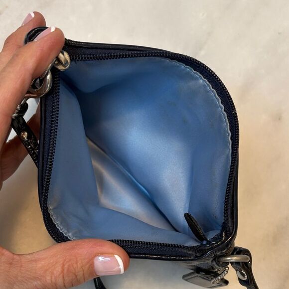 Coach Signature Alex Optic C Coated Canvas Pouch Clutch Wristlet - Picture 9 of 15